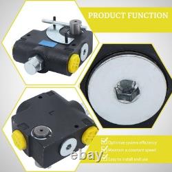 0-30 GPM Directional Control Valve 3/4 NPT Hydraulic Acting Valve 500-3000 PSI