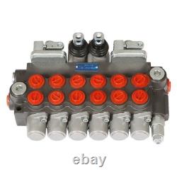 11GPM Hydraulic Backhoe Directional Control Valve 6 Spool With 2 Joysticks 11GPM Hydraulic Backhoe Directional Control Valve 6 Spool With 2 Joysticks