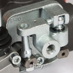 11GPM Hydraulic Backhoe Directional Control Valve 6 Spool With 2 Joysticks