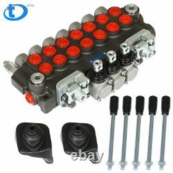 11GPM Hydraulic Directional Control Valve 7 Spool 2JOYSTICK 40L BSPP Port