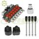 11 GPM 6 Spool Hydraulic Backhoe Directional Control Valve +Conversion Plug