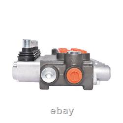 11 GPM 7 Spool Hydraulic Monoblock Double Acting Control Valve, SAE Ports