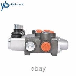 11 GPM 7 Spool Hydraulic Monoblock Double Acting Control Valve, SAE Ports