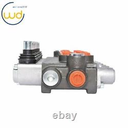 11 GPM 7 Spool Hydraulic Monoblock Double Acting Control Valve, SAE Ports