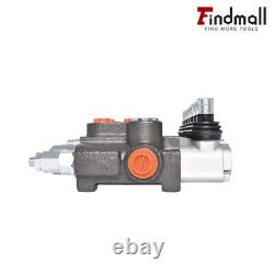 11 GPM 7 Spool Hydraulic Monoblock Double Acting Control Valve, SAE Ports