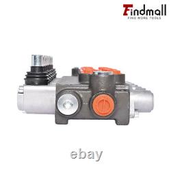 11 GPM 7 Spool Hydraulic Monoblock Double Acting Control Valve, SAE Ports