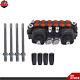11 GPM Hydraulic Backhoe Directional Control Valve 6 Spool With 2 Joysticks