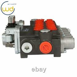 11 GPM Hydraulic Backhoe Directional Control Valve with 2 Joysticks, 6 Spool