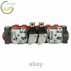 11 GPM Hydraulic Backhoe Directional Control Valve with 2 Joysticks, 6 Spool