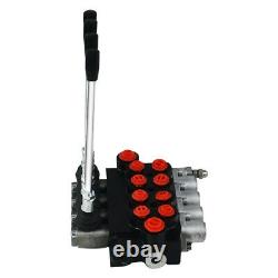 11 GPM Hydraulic Directional Control Valve Tractor Loader with Joystick, 4 Spool