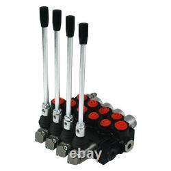 11 GPM Hydraulic Directional Control Valve Tractor Loader with Joystick, 4 Spool