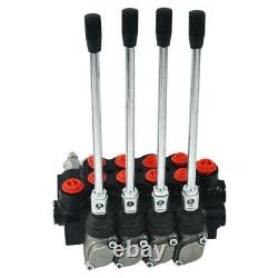 11 GPM Hydraulic Directional Control Valve Tractor Loader with Joystick, 4 Spool