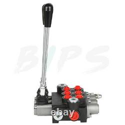 11 gpm 3 Spool Hydraulic Directional Control Valve Adjustable Pressure Loader