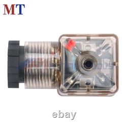 12V DC 2 Spool 13 GPM Hydraulic Solenoid Control Valve Double Acting 3600PSI
