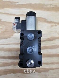 12V DC Hydraulic Diverter Valve Flow Control Valve Mini Excavator AGT H12