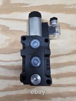 12V DC Hydraulic Diverter Valve Flow Control Valve Mini Excavator AGT H12