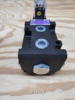 12V DC Hydraulic Diverter Valve Flow Control Valve Mini Excavator AGT H12