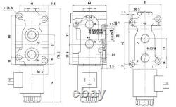 12V DC Hydraulic Diverter Valve Flow Control Valve Mini Excavator AGT H12