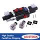 12V DC Solenoid Hydraulic Control Valve Double Acting 1 Spool 13 GPM 3600 PSI