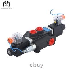 12V DC Solenoids 1Spool Solenoid Hydraulic Control Valve 3600 PSI Double Acting 12V DC Solenoids 1Spool Solenoid Hydraulic Control Valve 3600 PSI Double Acting