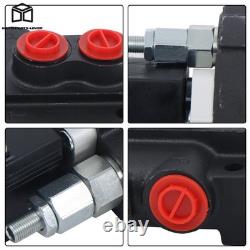 12V DC Solenoids 1Spool Solenoid Hydraulic Control Valve 3600 PSI Double Acting