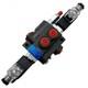 12V Spool Solenoid DC Hydraulic Control Valve Double Acting 13 GPM 3600 PSI