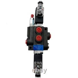 12V Spool Solenoid DC Hydraulic Control Valve Double Acting 13 GPM 3600 PSI