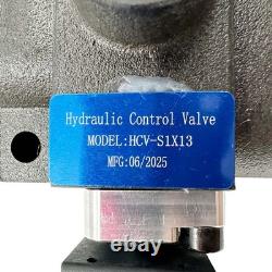 12V Spool Solenoid DC Hydraulic Control Valve Double Acting 13 GPM 3600 PSI