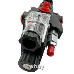 12V Spool Solenoid DC Hydraulic Control Valve Double Acting 13 GPM 3600 PSI