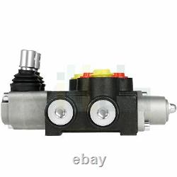13GPM 2 Spool Hydraulic Control Valve Double Acting Tractors Loaders Monoblock