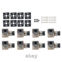 13 GPM 3600PSI 4 Spool Solenoid 12V DC Hydraulic Control Valve Double Acting