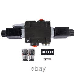 13 GPM 3600 PSI 1 Spool Solenoid 12V DC Hydraulic Control Valve Double Acting