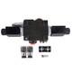13 GPM 3600 PSI 1 Spool Solenoid 12V DC Hydraulic Control Valve Double Acting