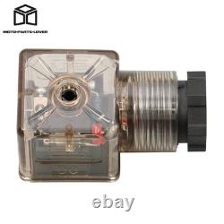 13 GPM 3600 PSI 3 Spool Solenoid 12V DC Hydraulic Control Valve Double Acting