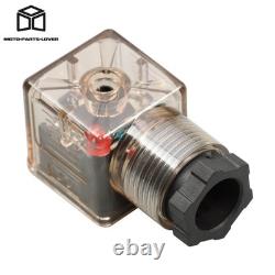 13 GPM 3600 PSI 3 Spool Solenoid 12V DC Hydraulic Control Valve Double Acting