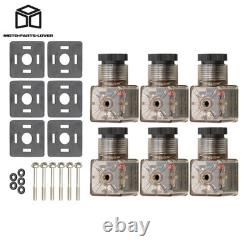 13 GPM 3600 PSI 3 Spool Solenoid 12V DC Hydraulic Control Valve Double Acting