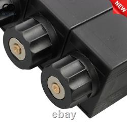 13 GPM 3 Spool, Hydraulic Monoblock Solenoid Motor Control Valve 12V DC 3600 PSI