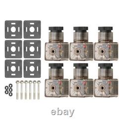 13 GPM 3 Spool Solenoid Hydraulic Control Valve Double Acting 3600 PSI 12V DC