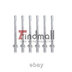 13 GPM 6 Spool 3600 PSI Hydraulic Control Valve Double Acting SAE Ports