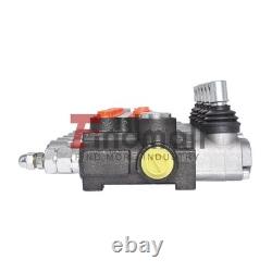 13 GPM 6 Spool 3600 PSI Hydraulic Control Valve Double Acting SAE Ports