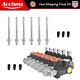 13 GPM 6 Spool Hydraulic Control Valve Double Acting 3600 PSI SAE Ports New