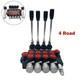 13 GPM Adjustable 4 Spool Hydraulic Control Valve Tractor Loader 4500 PSI