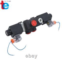 1Spool 13 GPM Solenoid 12V DC Hydraulic Control Valve Double Acting 3600 PSI