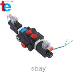 1Spool 13 GPM Solenoid 12V DC Hydraulic Control Valve Double Acting 3600 PSI 1Spool 13 GPM Solenoid 12V DC Hydraulic Control Valve Double Acting 3600 PSI