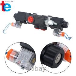 1Spool 13 GPM Solenoid 12V DC Hydraulic Control Valve Double Acting 3600 PSI 1Spool 13 GPM Solenoid 12V DC Hydraulic Control Valve Double Acting 3600 PSI