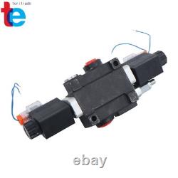 1Spool 13 GPM Solenoid 12V DC Hydraulic Control Valve Double Acting 3600 PSI