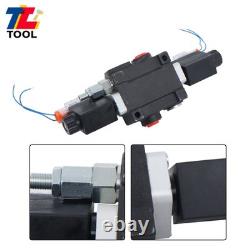 1Spool 3600PSI 13 GPM 12V DC Solenoid Hydraulic Control Valve Double Acting