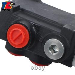 1Spool 3600PSI 13 GPM 12V DC Solenoid Hydraulic Control Valve Double Acting