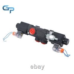 1Spool 3600PSI 13 GPM Solenoid 12V DC Hydraulic Control Valve Double Acting