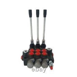 1/2/3/4 Spool Hydraulic Control Valve Double Acting Cylinder Spool 13 GPM